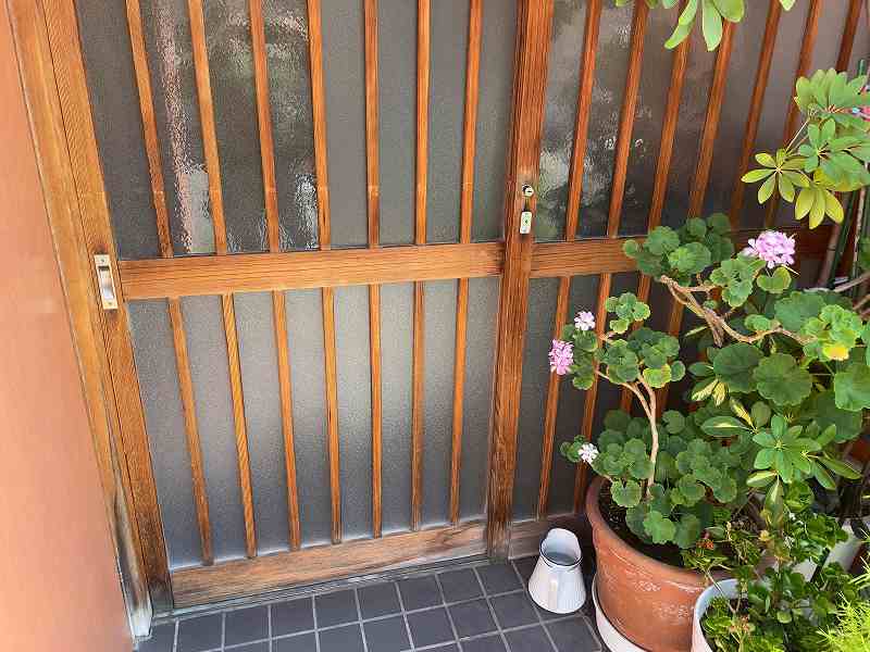 木建具樹脂板へ交換