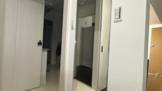 姿見用鏡取り付け