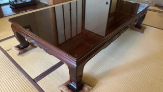 和室座卓 ガラステーブルトップ