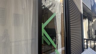 ペアガラス修理